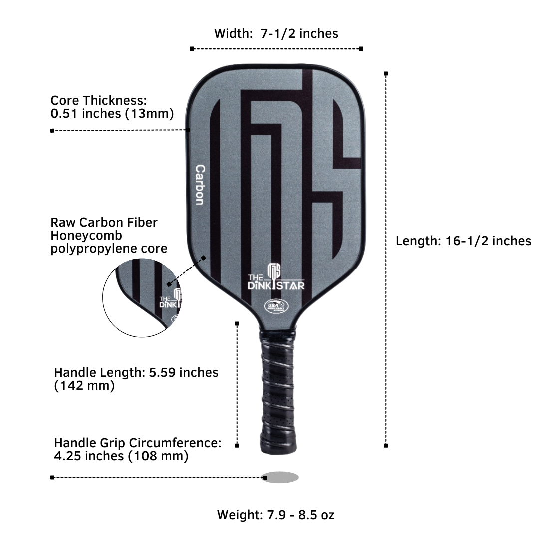 KHIONE 8oz Pickleball Paddle | Beginner Fiberglass - Buy Now – Helios